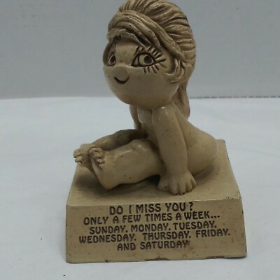 Vintage Paula Figure 1970 Do I Miss You? Only a few times a week...W-163 USA