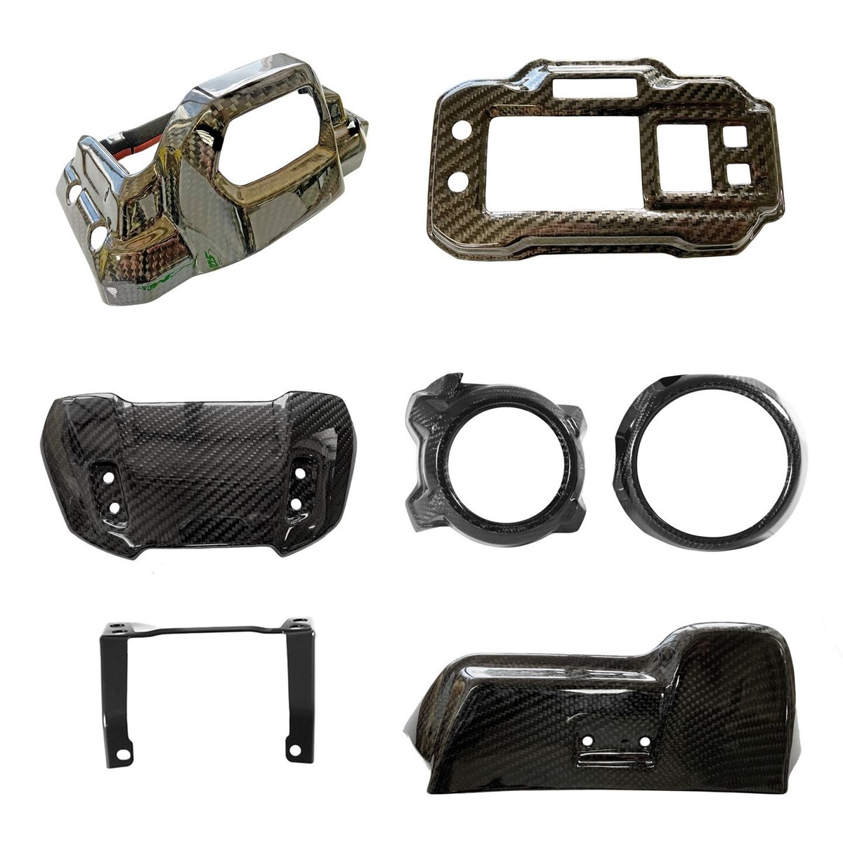 MOS Carbon Fiber Front Accessories Covers for Yamaha Zuma 125 2022