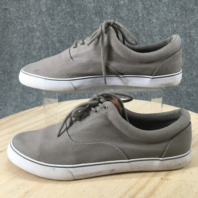 Good Fellow & Co Shoes Mens 12 Neutral Sneakers Gray Canvas Round  