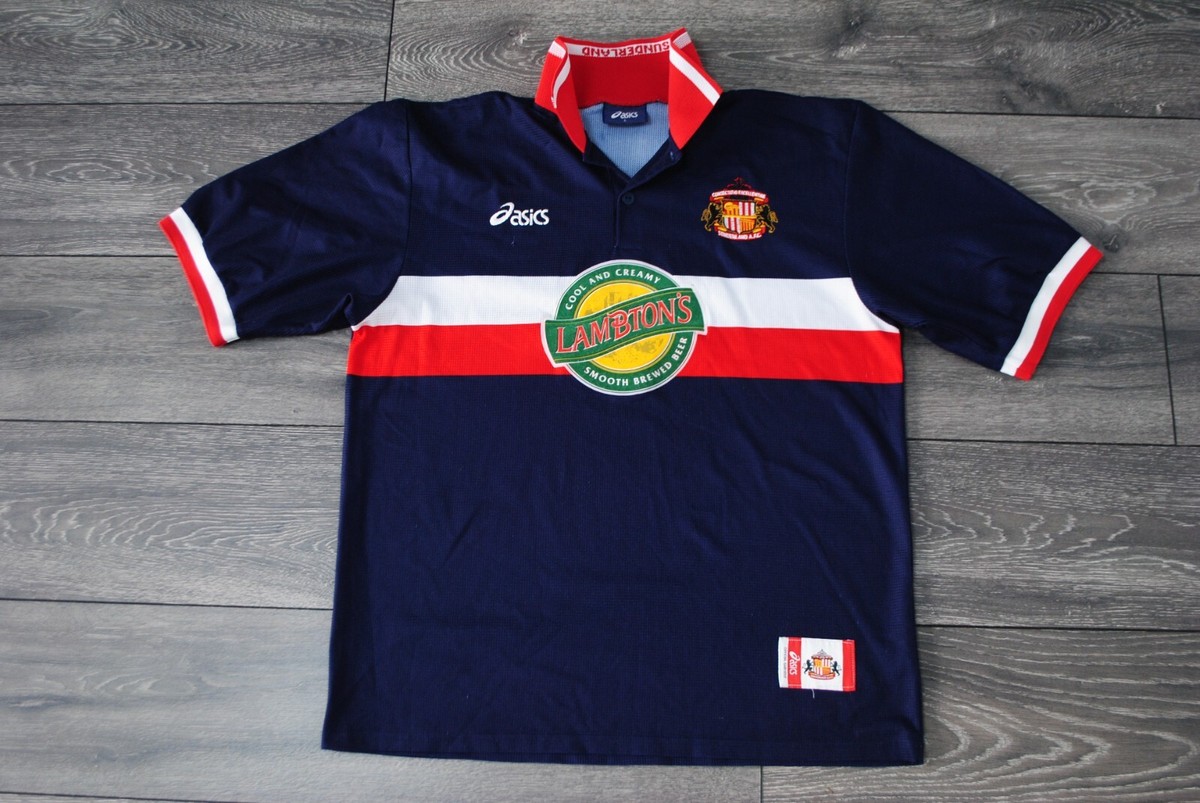 SUNDERLAND AFC 1998/99 ASICS THIRD FOOTBALL SHIRT VINTAGE
