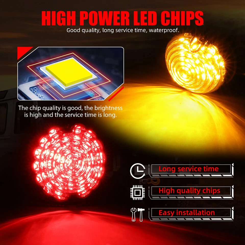 RHD Full Smoked LED Lights Kit for Land Rover Defender 200Tdi/300Tdi 90/110/130 - Image 4 of 4