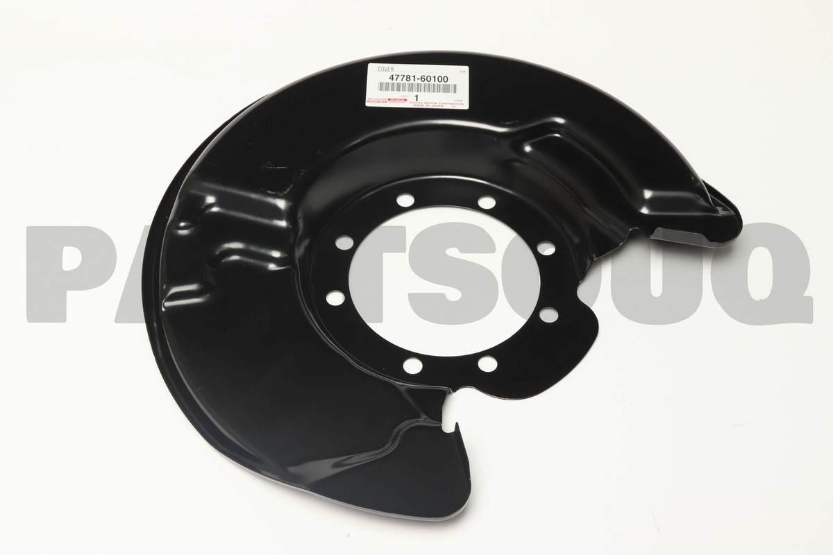 4778160100 Genuine Toyota COVER SUB-ASSY, DISC BRAKE DUST, FRONT