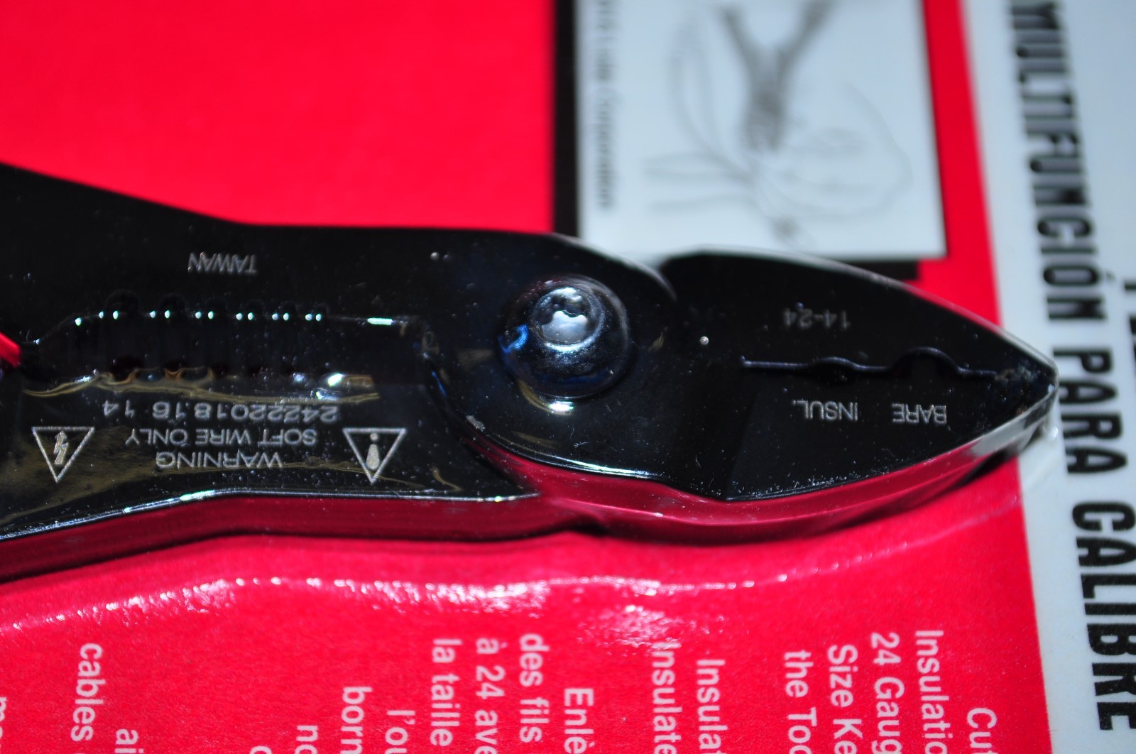 Lisle 68250 Electrician Wire Crimper stripper Cutter Plier Work Size 14