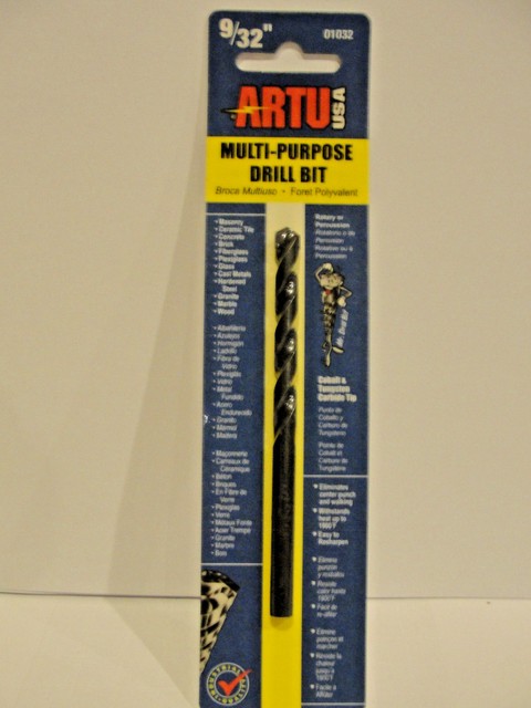 NEW ARTU USA Multi Purpose Drill Bit 9 32 01032 EBay