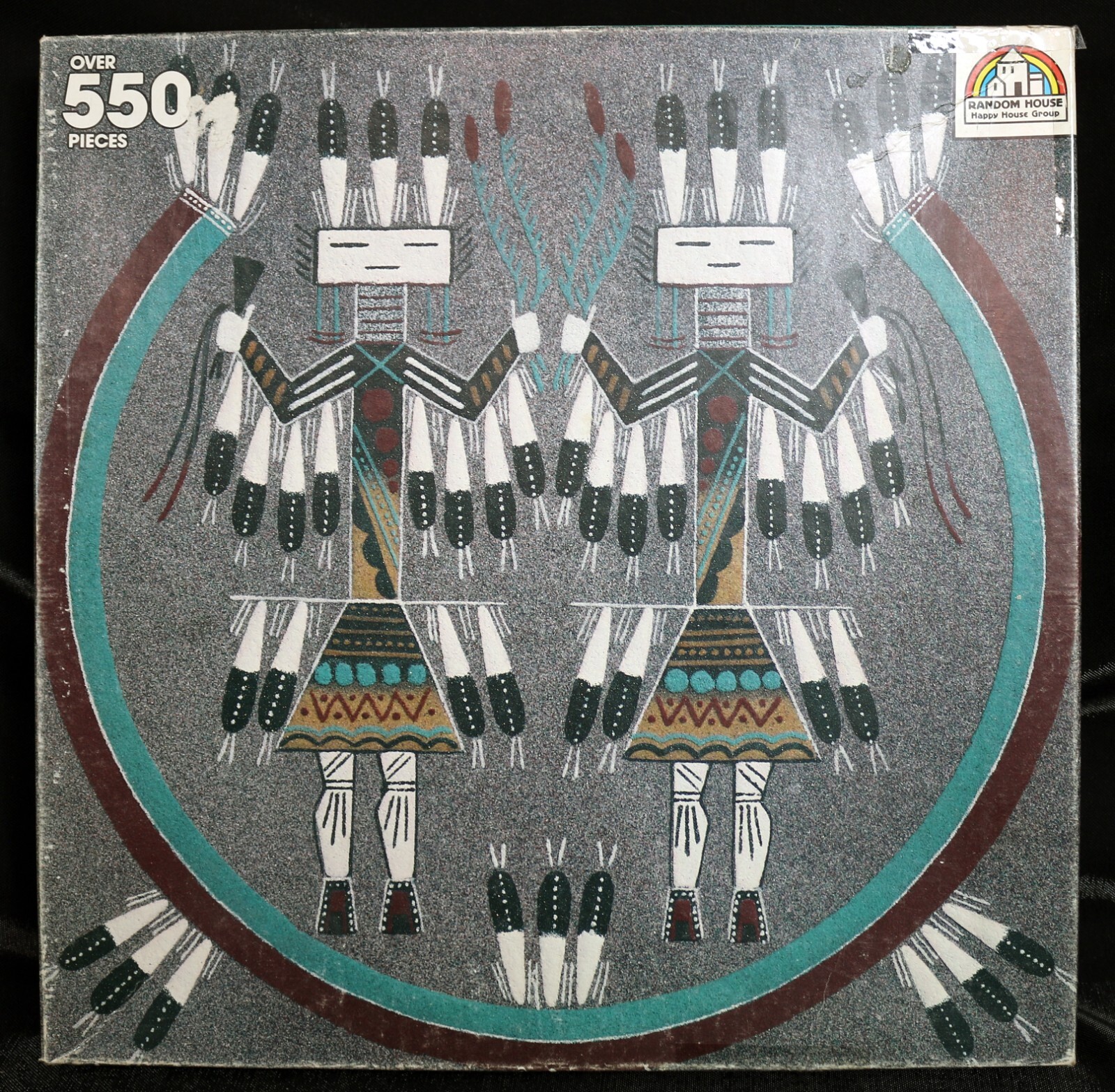 Vintage Navajo Sand Painting 550 Pc Jigsaw The Puzzle Collection Dream Catch