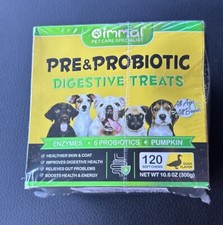 Immal  Pre  Probiotic Digestive Treats  Duck Flavor  120 Ct  Sealed