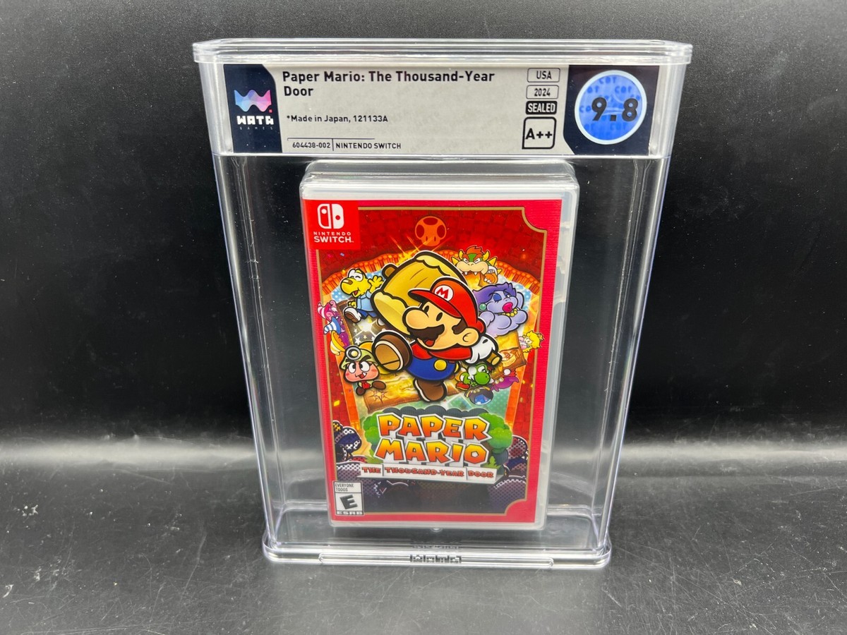 Paper Mario Thousand Year Door Nintendo Switch WATA 9.8 A++