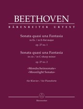 Beethoven: Piano Sonatas, Op. 27 No. 1 in E-flat Major and No. 2 "Moonlight"