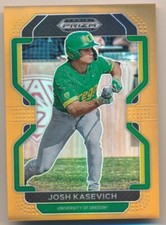 JOSH KASEVICH PDP60 2022 Prizm Draft Picks ORANGE NEON PRIZM RC 20/50 BLUE JAYS