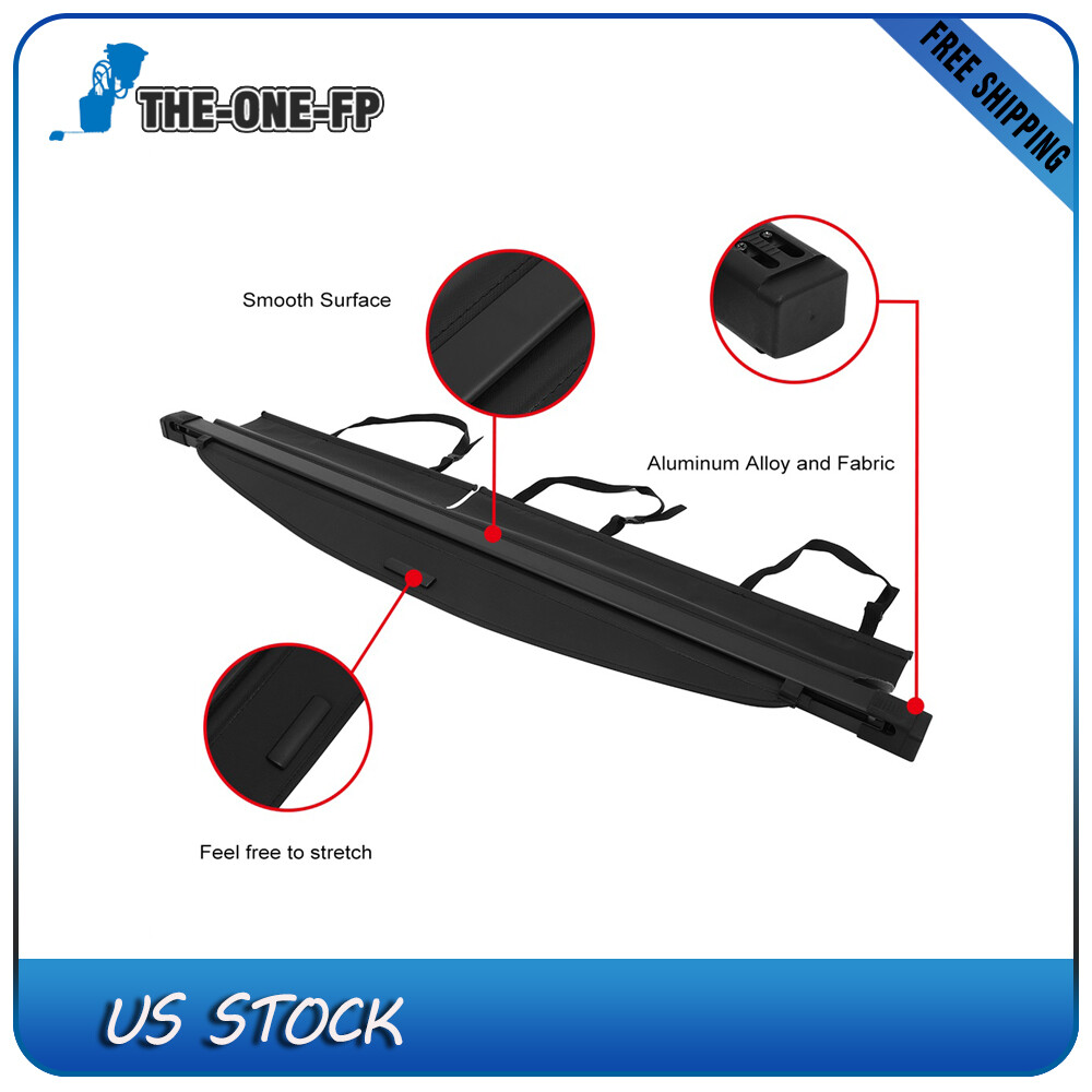 FDAIUN Retractable Trunk Cover For Toyota RAV4 2020-2024 - Carbon Fiber Print, Thickened Aluminum Rod, Privacy Screen & Cargo Shade - Easy Snap-On Installation - View #4