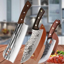 Ultra Sharp Fruit Slicing Knives Kitchen Boning Butcher Chef Knife Meat Cleaver
