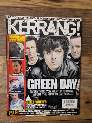 Kerrang! 1267 Green Day, Steel Panther, AC/DC, Billy Talent, Download Posters