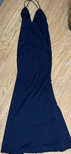 NWT Katie May Stamina Dress Gown in Navy - Size XS
