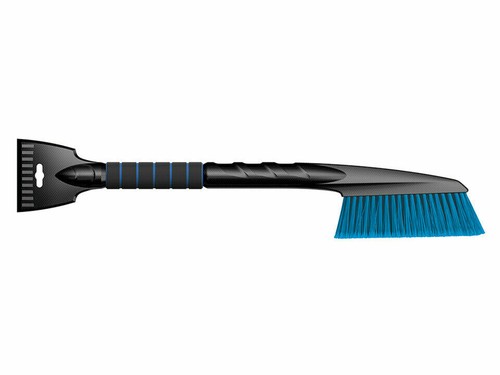 x2 Heavy Duty Car Van Soft Grip Ice Scraper & Snow Brush Windscreen Frost Winter - Picture 2 of 4