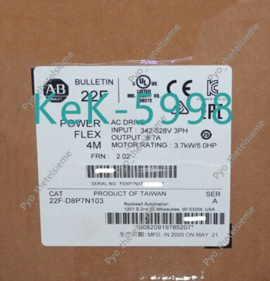 22F-D8P7N103 PowerFlex 4M 3.7 kW 5 HP AC Drive Brand New #ZX | eBay