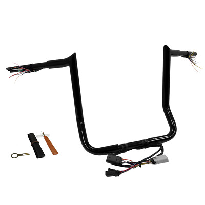 12'' Prewired Handlebar For 08-13 Harley Street Glide Electra Glide Ultra Limited