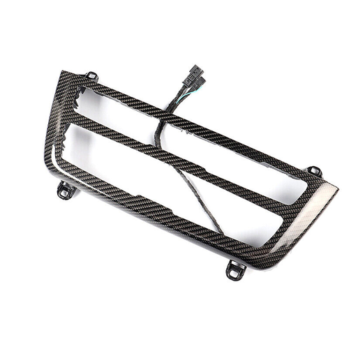 Real Carbon Fiber Center Console Panel LED Light Fit For BMW F30 F31 2012-2018 - Picture 10 of 12