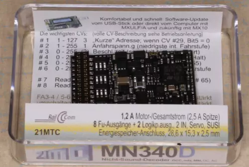 Zimo Decoder MN340D mit 21-pol. Stecker