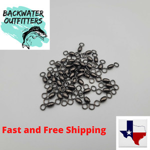 Backwater Pigtail Rolling Girevole #10 – 5/8″ 28lb – Confezione 10 Pezzi