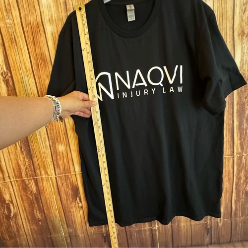 Camiseta negra Gildan unisex manga corta cuello redondo talla grande - Imagen 4 de 6
