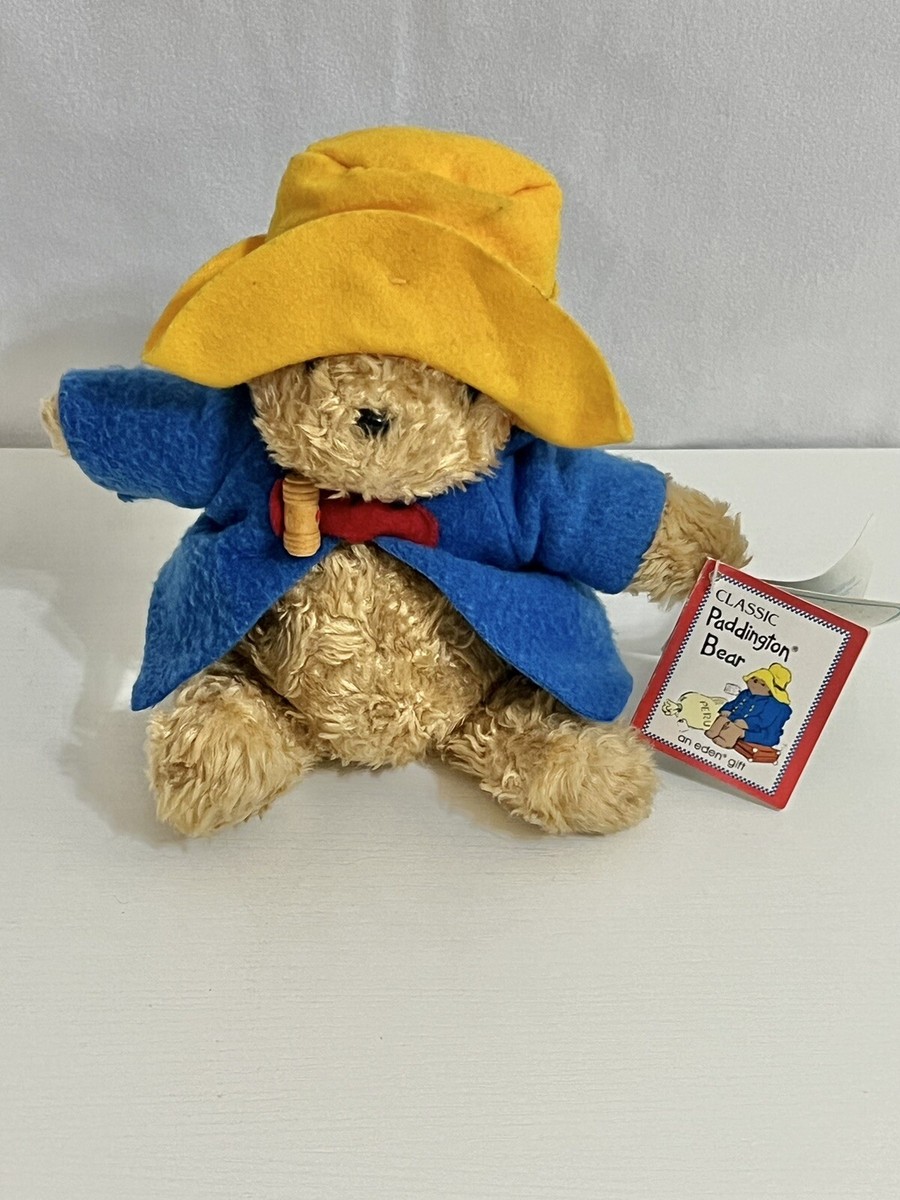 VTG Classic Paddington Bear Eden W/Tags Yellow Hat 7