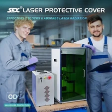 USA Laser Protective Safety Cover OD6+ Enclosure for Laser Marker 39.37in Height