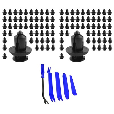 Mean Mug Auto 100x Bumper Clips with 5x Tools Set For Honda Acura 91503-SZ3-003