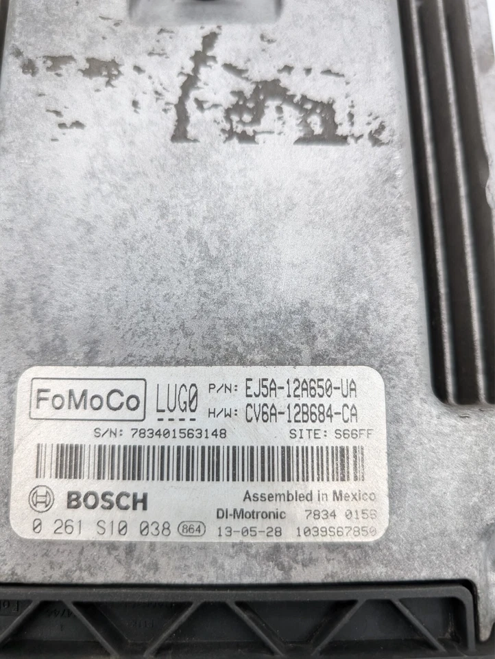 Used 2013-2015 Ford Escape Bosch EJ5A-12A650-UA ECU 0261S10038 - Image 2 of 4
