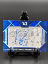 Kyle Lauletta - ROOKIE - 2018 XR Luminous Endorsements Auto Blue #/d 36/49