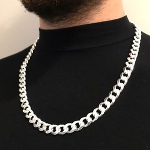 Mens Tight Curb Cuban Link Chain 
