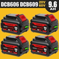 For Dewalt 9.6Ah 20V/60V MAX Lithium Battery DCB609 FLEXVOLT DCB606-2 DCB612