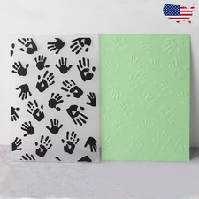 Adult and Child Sized Handprints Embossing Folder - Mother’s/Father’s Day & More