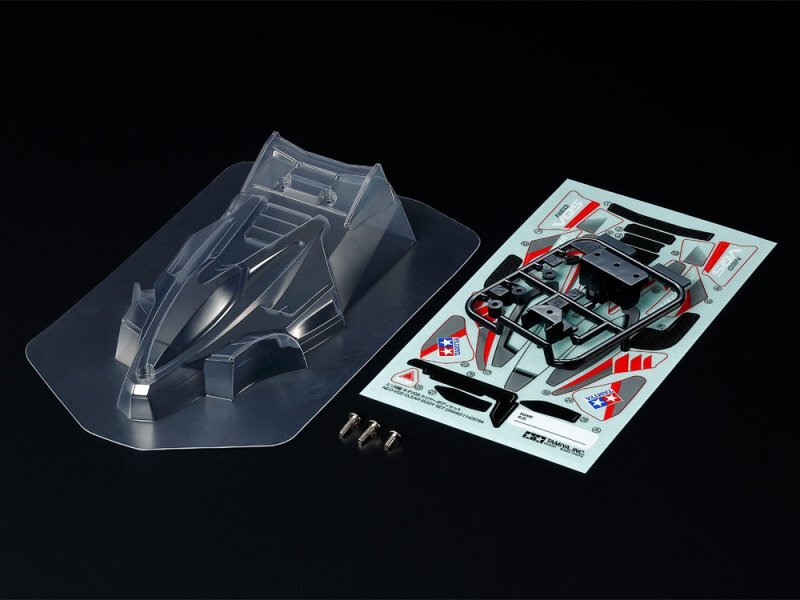 Tamiya 95646 1/32 Mini 4WD Parts Neo-VQS Jr. Clear Polycarbonate
