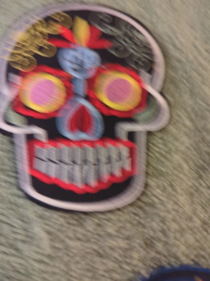 Skull Iron On Patches Lot of 7 - Image 3 of 4