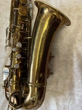 Vintage 1920  s/1930  s YORK Eb alto saxophone
