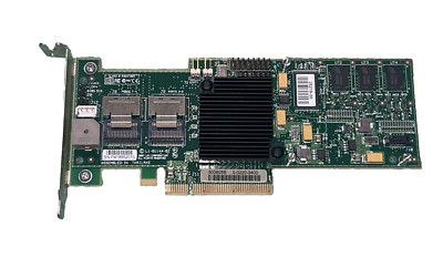 LSI MR SAS 8704EM2 L1-01144-02 3Gb/s PCI-e RAID Controller LP mit 2x Kabeln