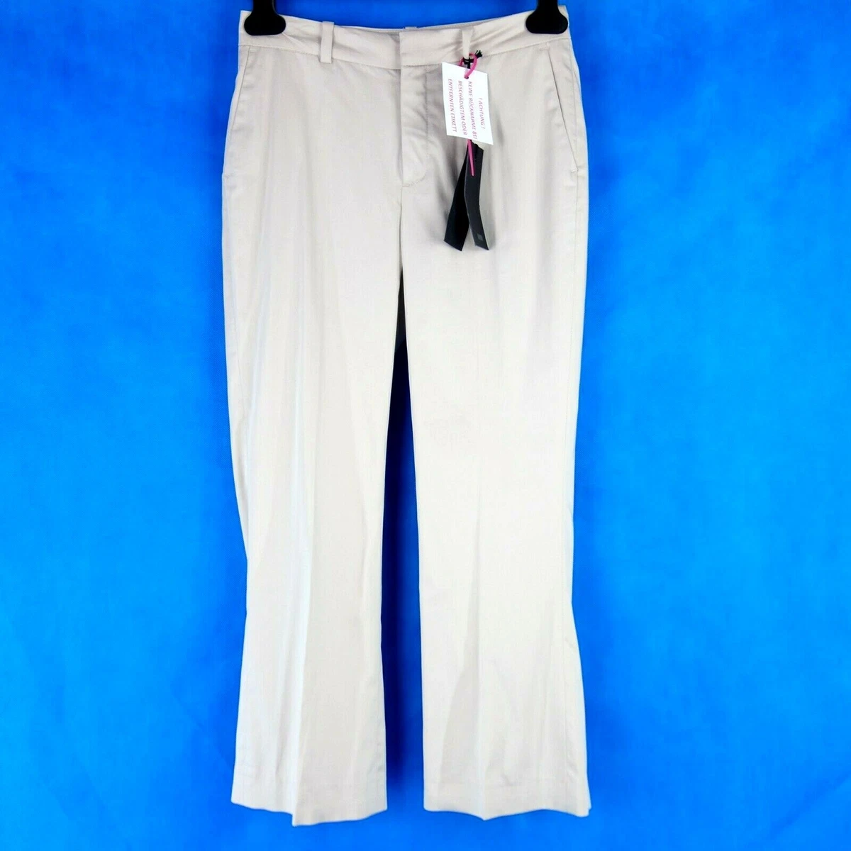 Drykorn Ladies Trousers Pants Model Tinder Beige Cropped Flared Leg Np 130 Neu