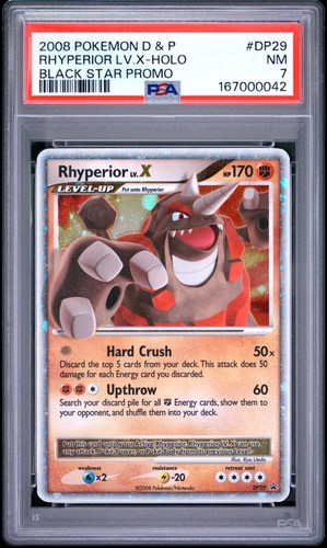 Rhyperior LV.X graded PSA 7 for sale on eBay
