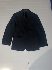 VanHeusen Boys Youth Size 8 Regular Black Suit Jacket