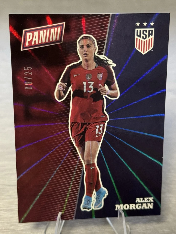 🇺🇸⚽️ALEX MORGAN 2017 Panini The National Team USA Rainbow Wheel SSP /25!⚽️🇺🇸 - Image 2 of 3