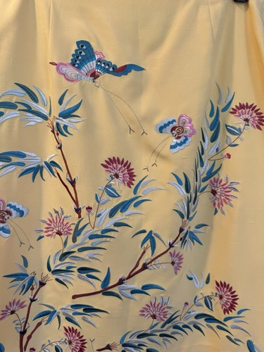 Carlisle Collection Designer Skirt Sz 8 Silk Embroidered Tapestry Multicolor - Imagen 4 de 12