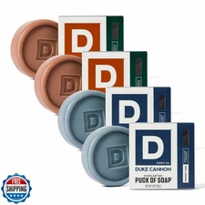 Duke Cannon Everlasting Puck Soap – Bourbon and Midnight Swim 2-P