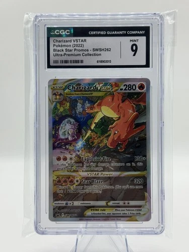 2022 Black Star Promos Charizard VSTAR #SWSH262 CGC 9