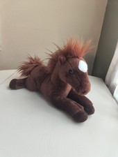 Aurora Flopsie Outlaw the Brown Horse 12 Inch Stuffed Animal Plush