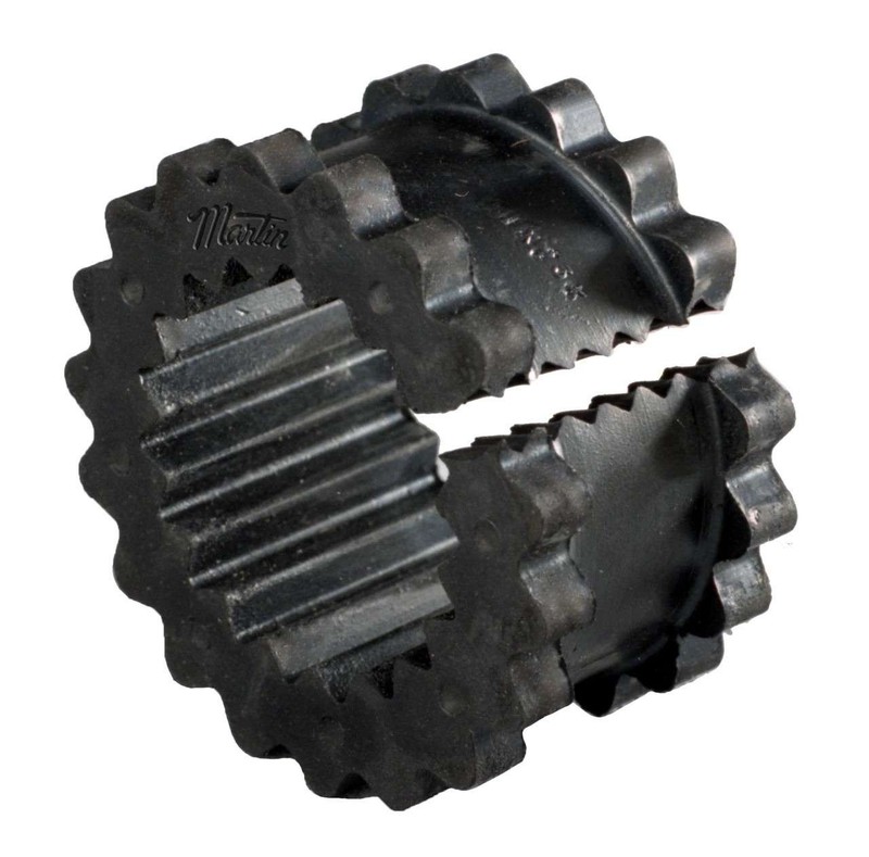 Martin 8JEMS Quadra-Flex Coupling Sleeve One-Piece Split TPR Rubber Size 8 New