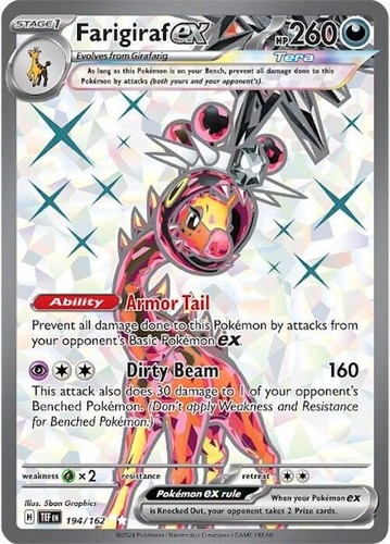 Farigiraf ex Holo Ultra Rare SV05: Temporal Forces 194/162 NM