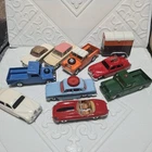vintage corgi toys diecast jaguar e type land rover austin a60 etc lot 2