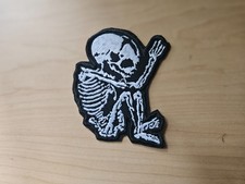 CANNIBAL CORPSE FETUS, IRON ON WHITE EMBROIDERED PATCH
