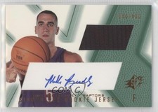 2001-02 SPx Signed SPx Rookie Jersey 30/800 Michael Bradley (Green) #98 Auto 2k3