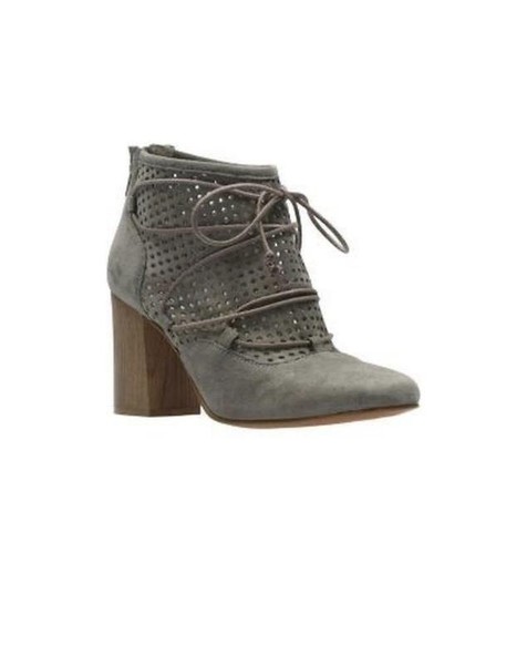 Women Clarks Boots Beige Suede 41 #7AH4